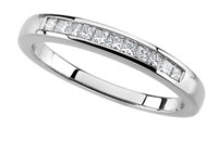 Diamond Anniversary Ring 14K White Gold .25cttw Model 62177