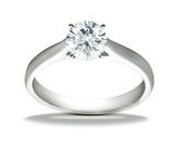 Diamond Ring Platinum Solitaire Setting Model JFR1869